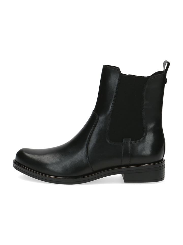 Leder-Boots in Schwarz
