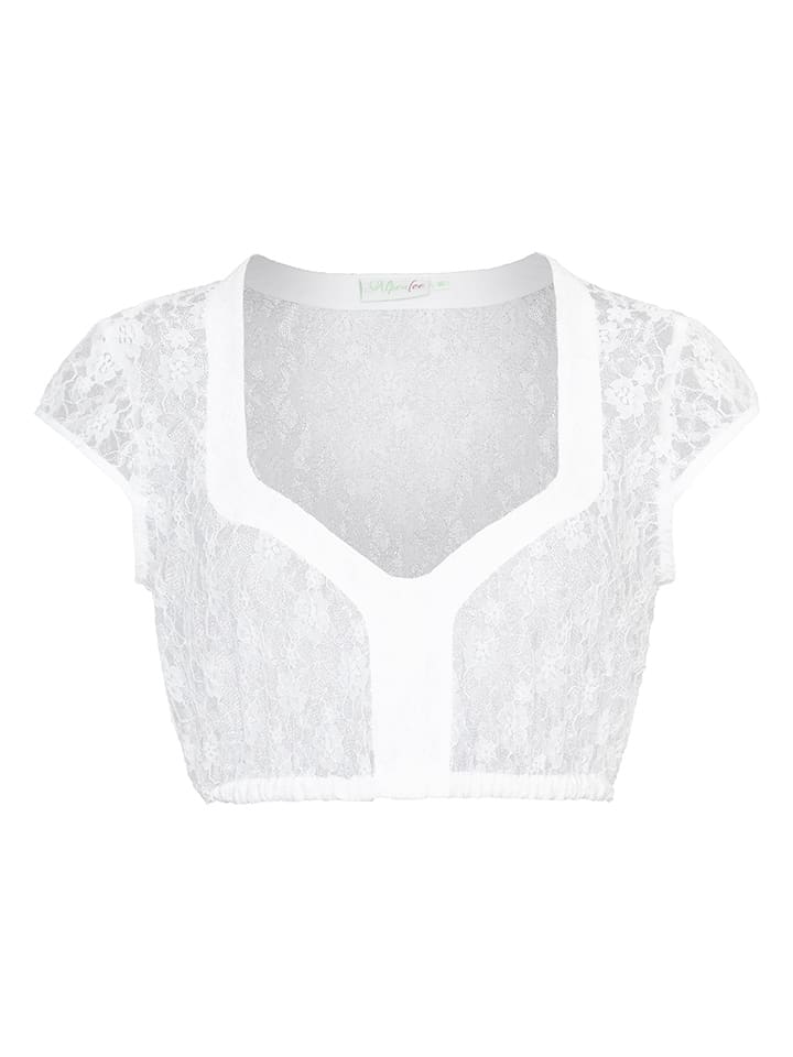 Dirndlblouse "Susi" wit
