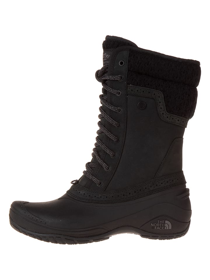 The North Face Leren winterlaarzen Shellista II Mid zwart goedkoop kopen limango