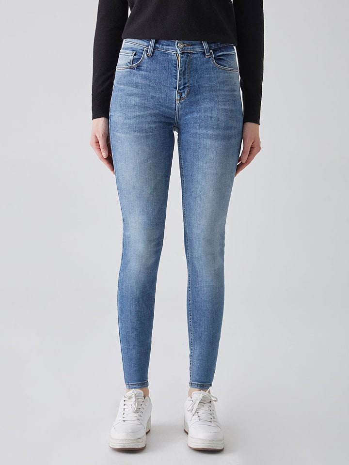 Jeans "Amy X" - Skinny fit - in Hellblau