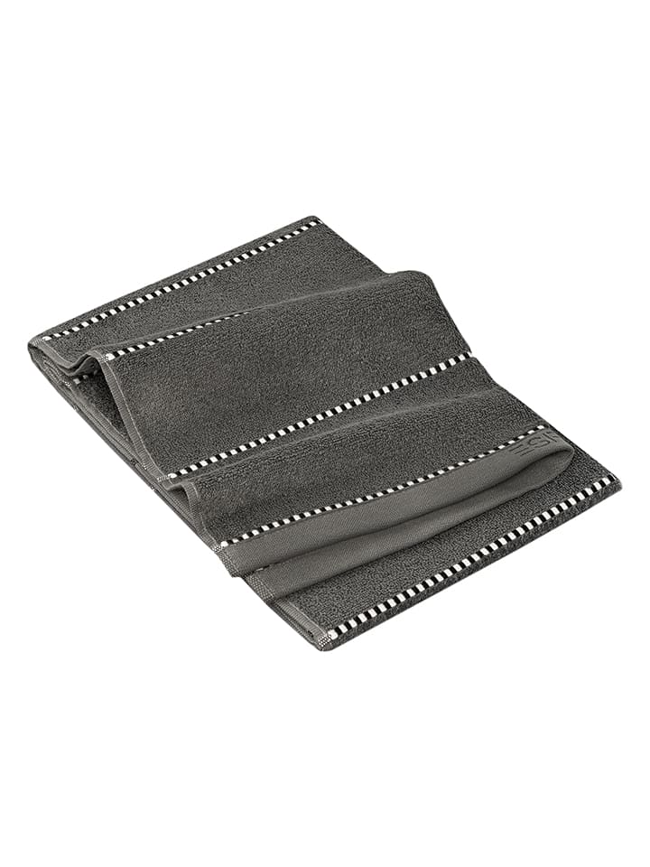 Handdoek "Stripes" grijs