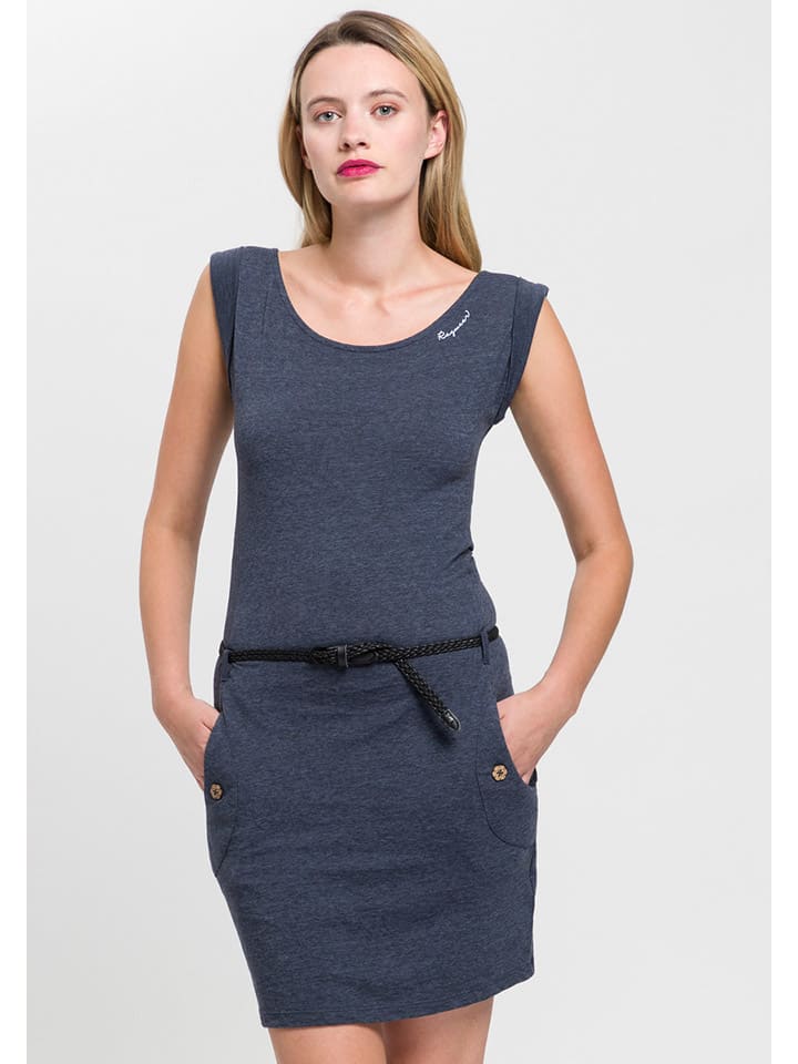 ragwear Jurk donkerblauw goedkoop kopen limango