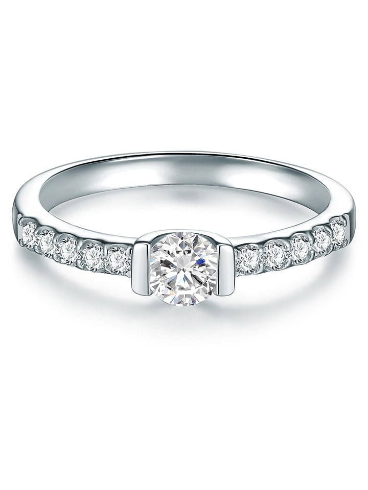 Silber-Ring mit Edelsteinen