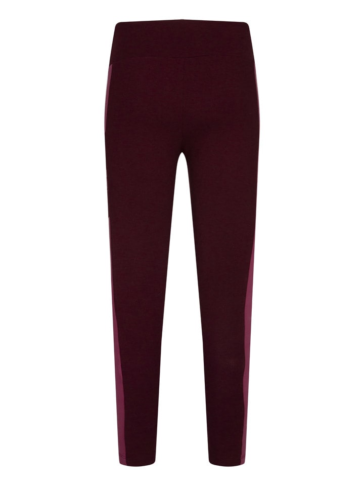 Leggings in Dunkelrot