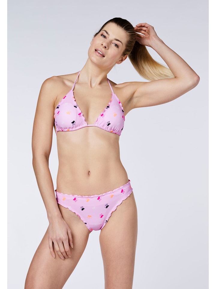 Bikini w kolorze jasnoróżowym