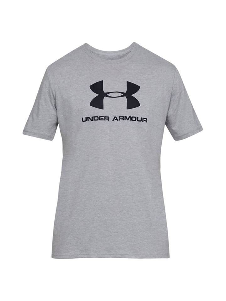 T-shirt w kolorze szarym