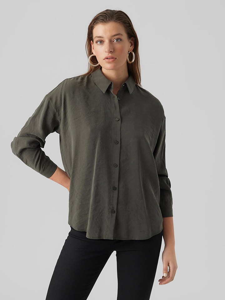 Vero Moda Hemd in Khaki günstig kaufen | limango