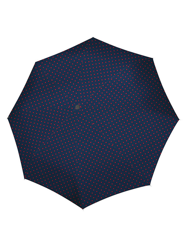 Parasol w kolorze granatowo-czerwonym