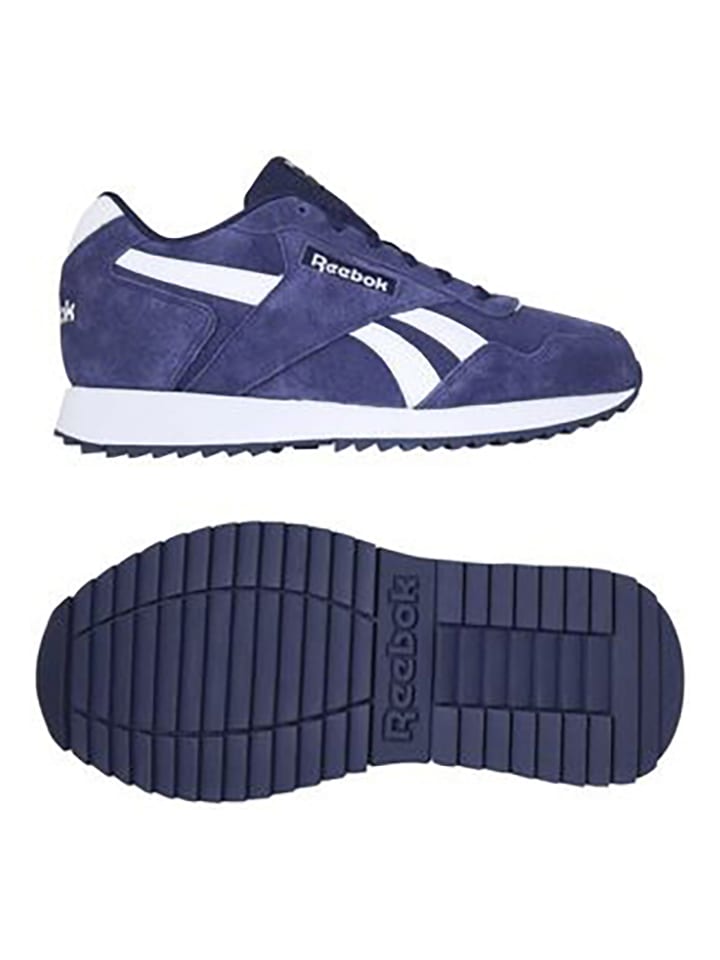 Reebok blue suede trainers best sale