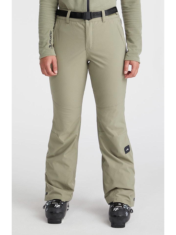 Spodnie narciarskie "Star Slim" w kolorze khaki
