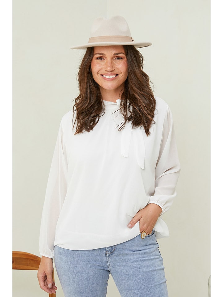 Bluse in Weiß