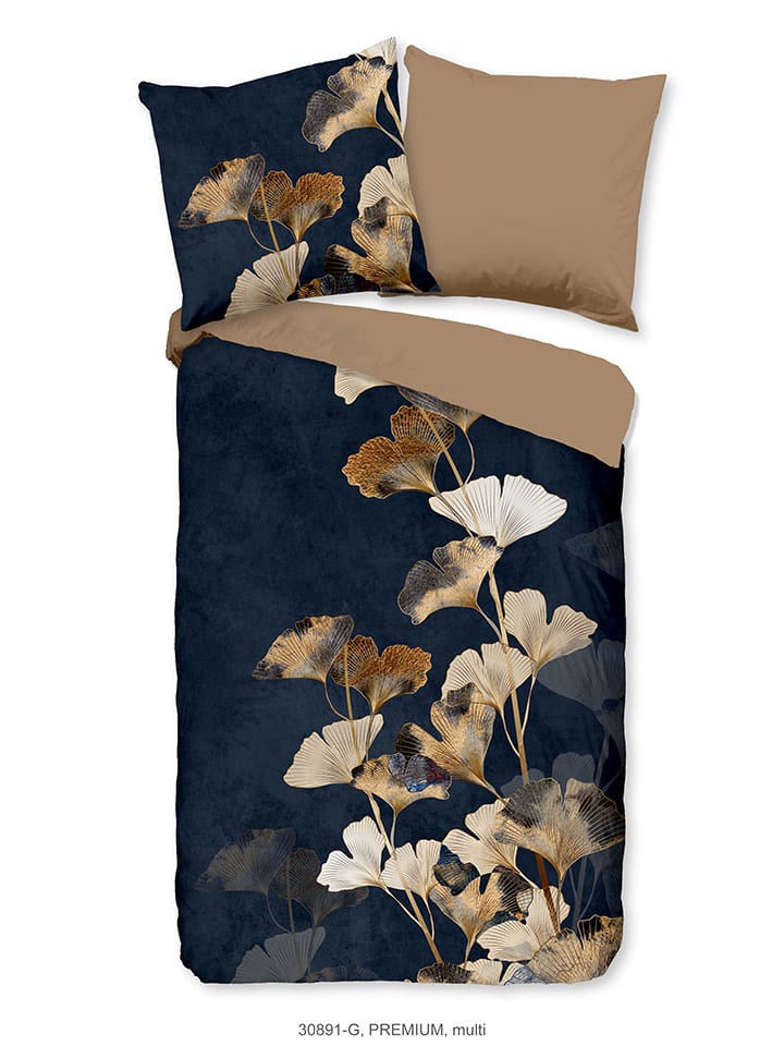 Beddengoedset "Premium" donkerblauw