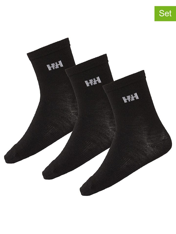 3er-Set: Socken in Schwarz