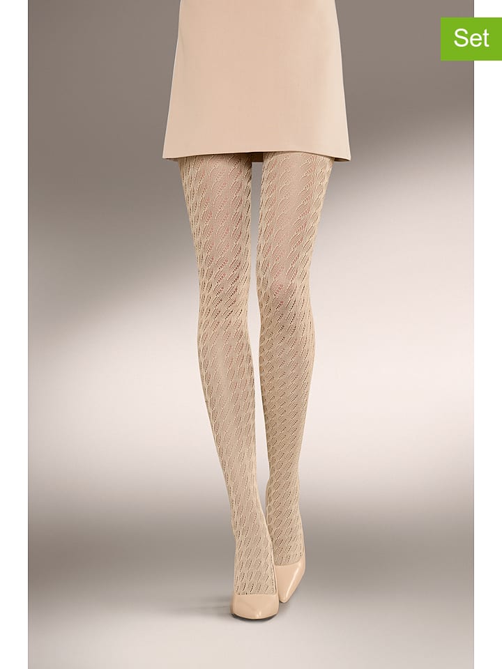 Kunert 3delige set panty's crème goedkoop kopen limango