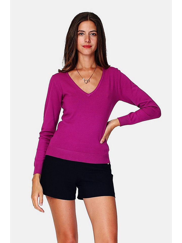 Sweter w kolorze fioletowym