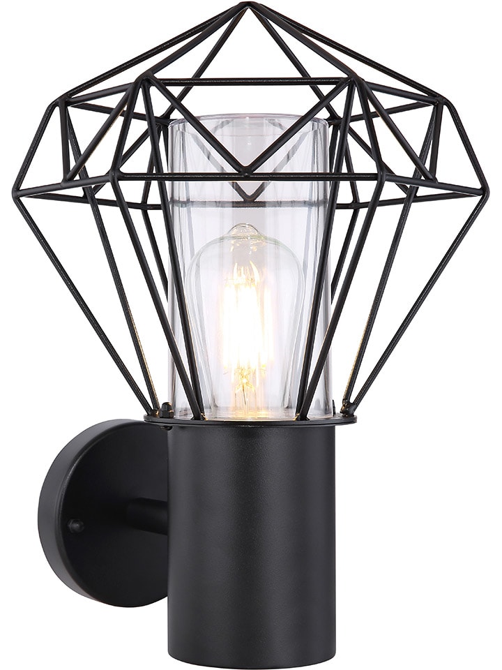 LED-Außenleuchte "Horace" in Schwarz - (B)22,5 x (H)31 cm