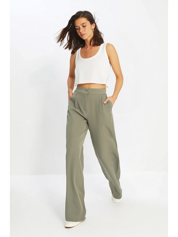 Spodnie w kolorze khaki