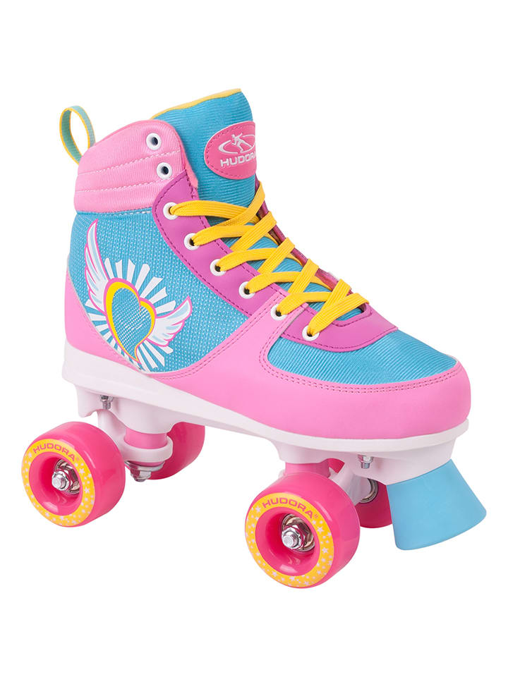 Wrotki "Skate Wonders" w kolorze błękitno-jasnoróżowym - 4+