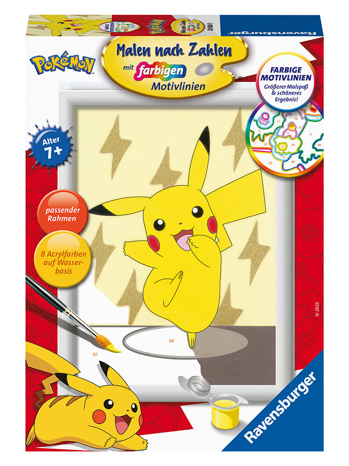Malen nach Zahlen-Set: "Pikachu" - ab 7 Jahren