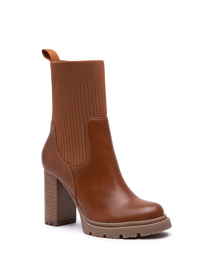 Stiefeletten in Hellbraun