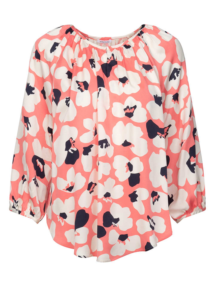Blouse abrikooskleurig