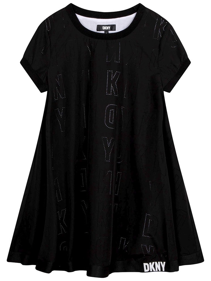 DKNY Jurk zwart goedkoop kopen limango