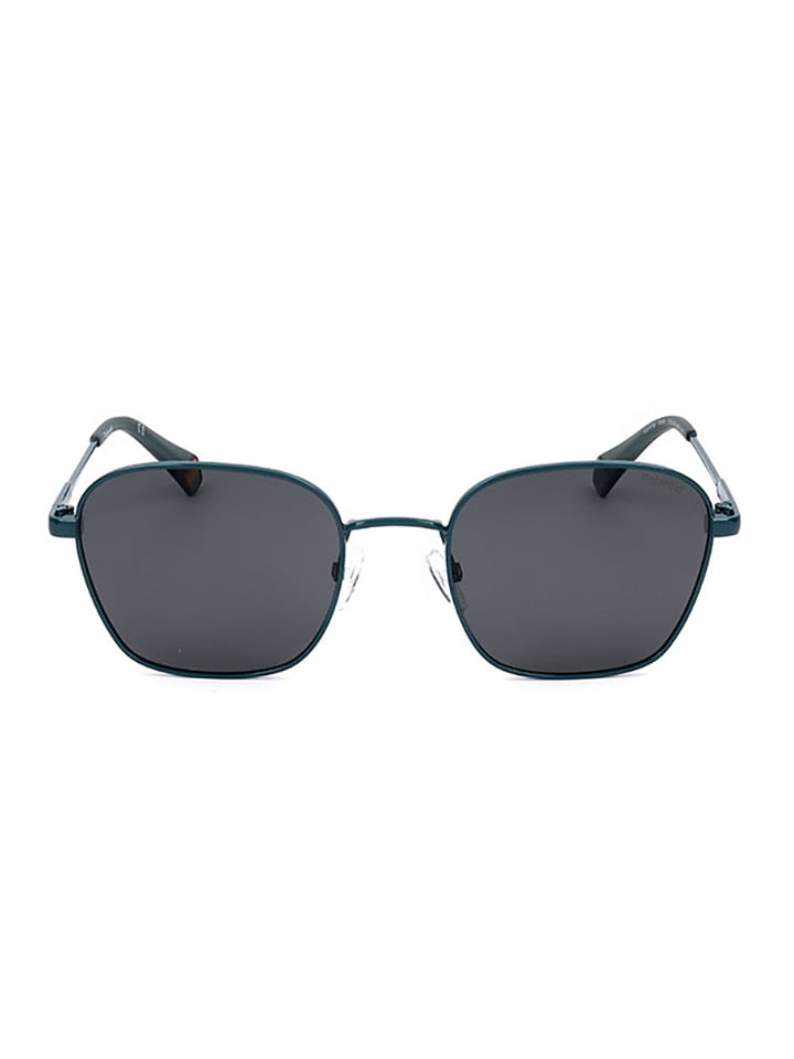 Okulary przeciwsłoneczne unisex w kolorze morsko-szarym