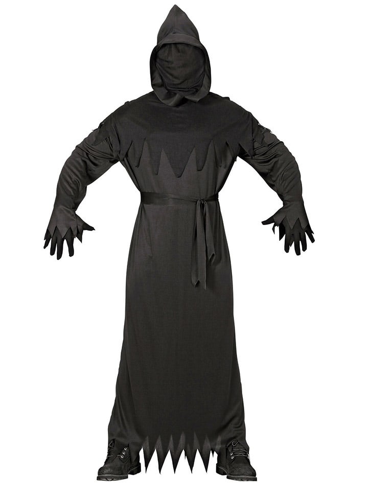 2tlg. Kostüm "REAPER" in Schwarz