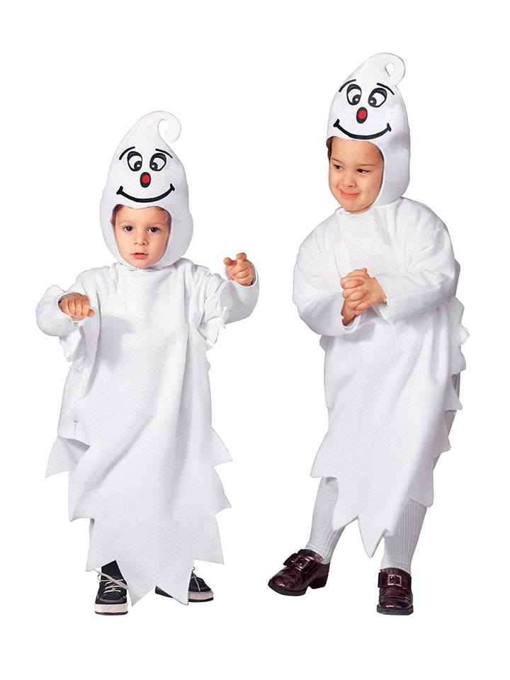 2-częściowy kostium "LITTLE GHOST" w kolorze białym