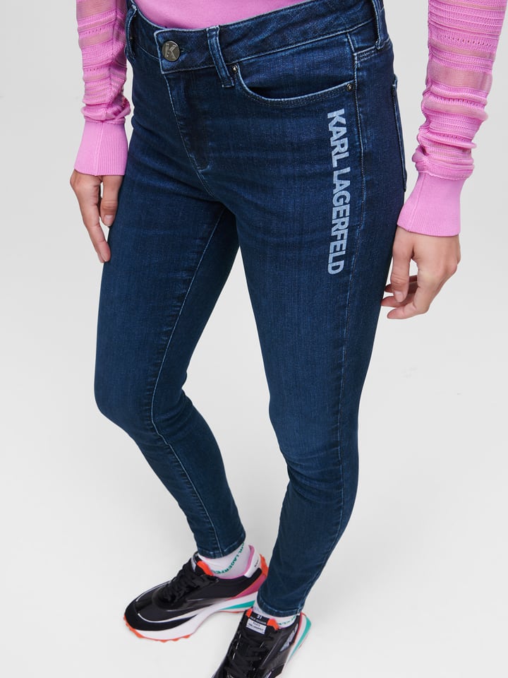 Dżinsy - Skinny fit - w kolorze granatowym