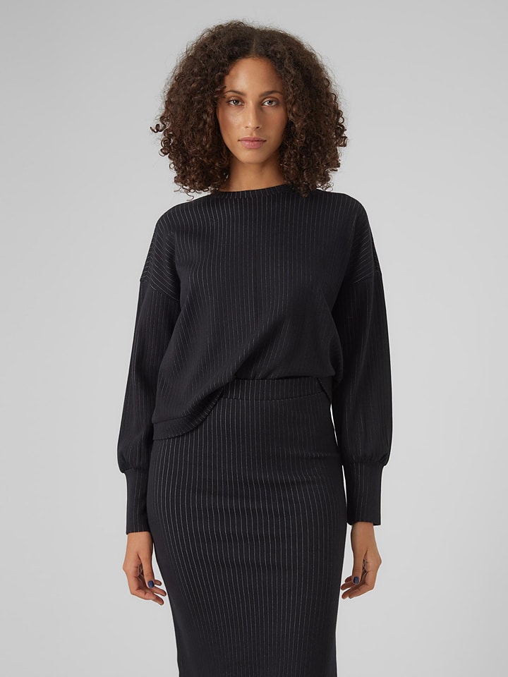Vero Moda Sweatshirt "Vmmoni" in Schwarz günstig kaufen | limango