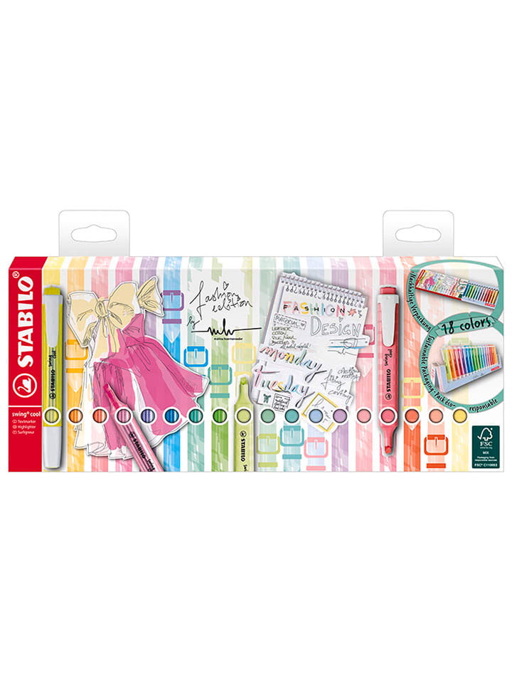 Textmarker "STABILO swing cool" - 18 Stück