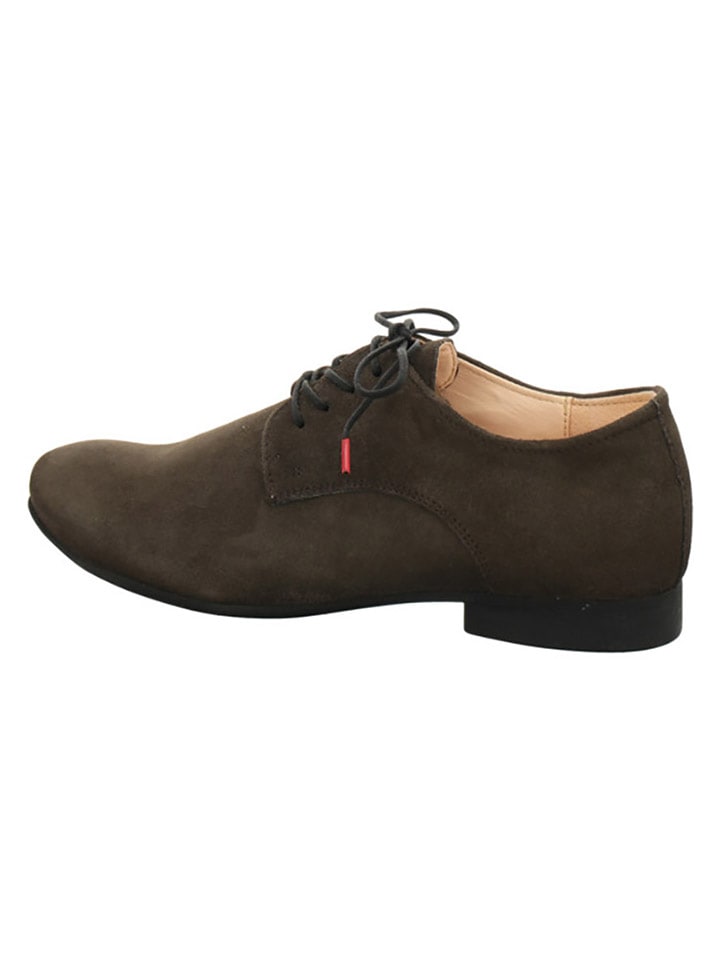 Think Leren veterschoenen