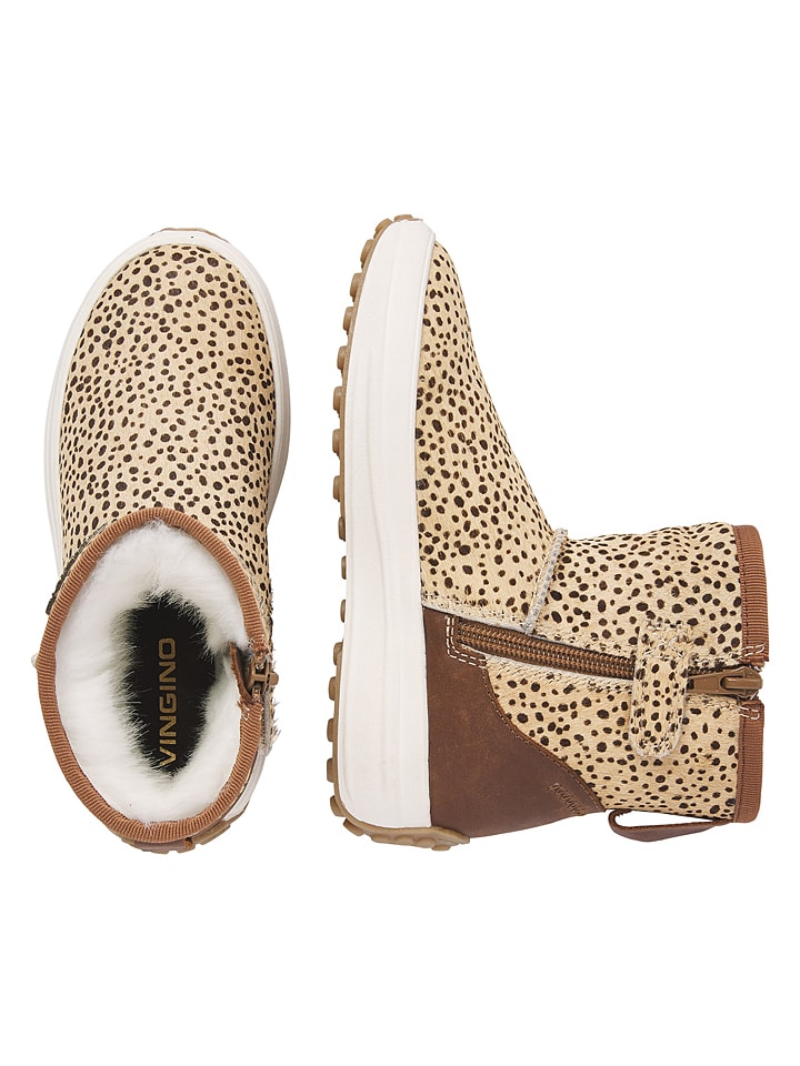Vingino Leder Boots Daphne in Beige gunstig kaufen limango