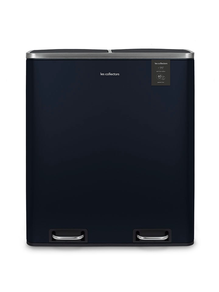Recycling-Mülleimer in Dunkelblau - 60 l
