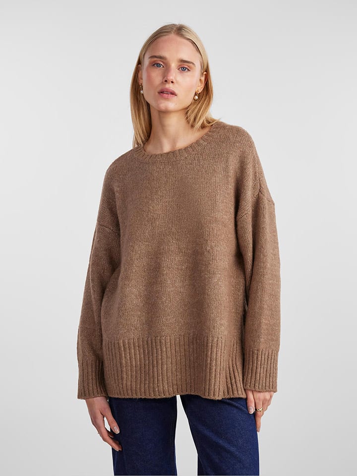 Sweter w kolorze jasnobrązowym