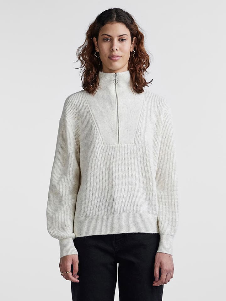 Pieces Trui creme goedkoop kopen limango