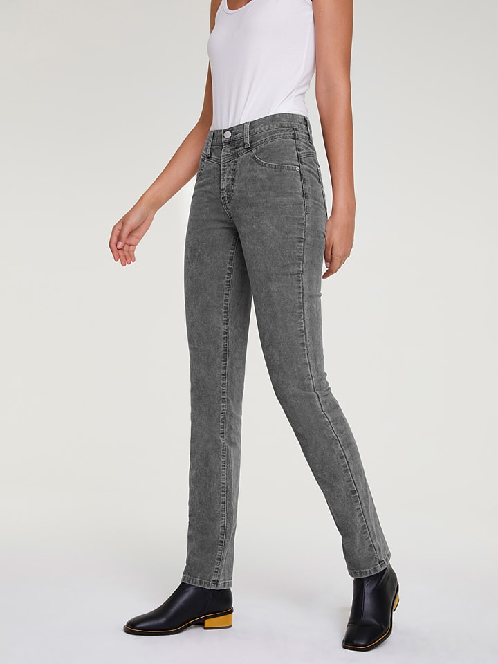 Spijkerbroek - slim fit - grijs