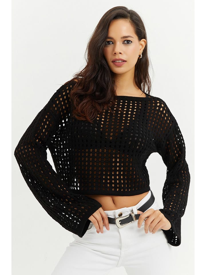 Cool and sexy Trui zwart goedkoop kopen limango