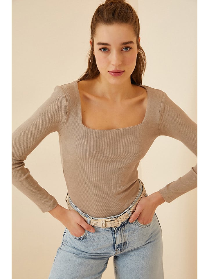 Longsleeve in Beige