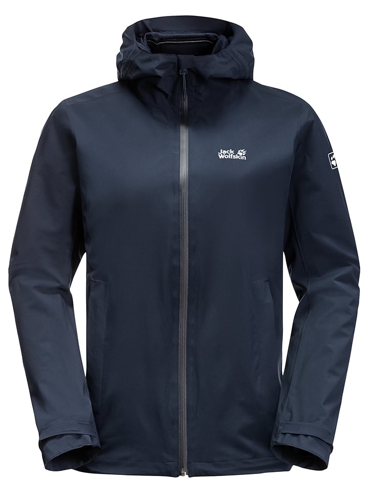 Regenjas "Pack & Go" donkerblauw