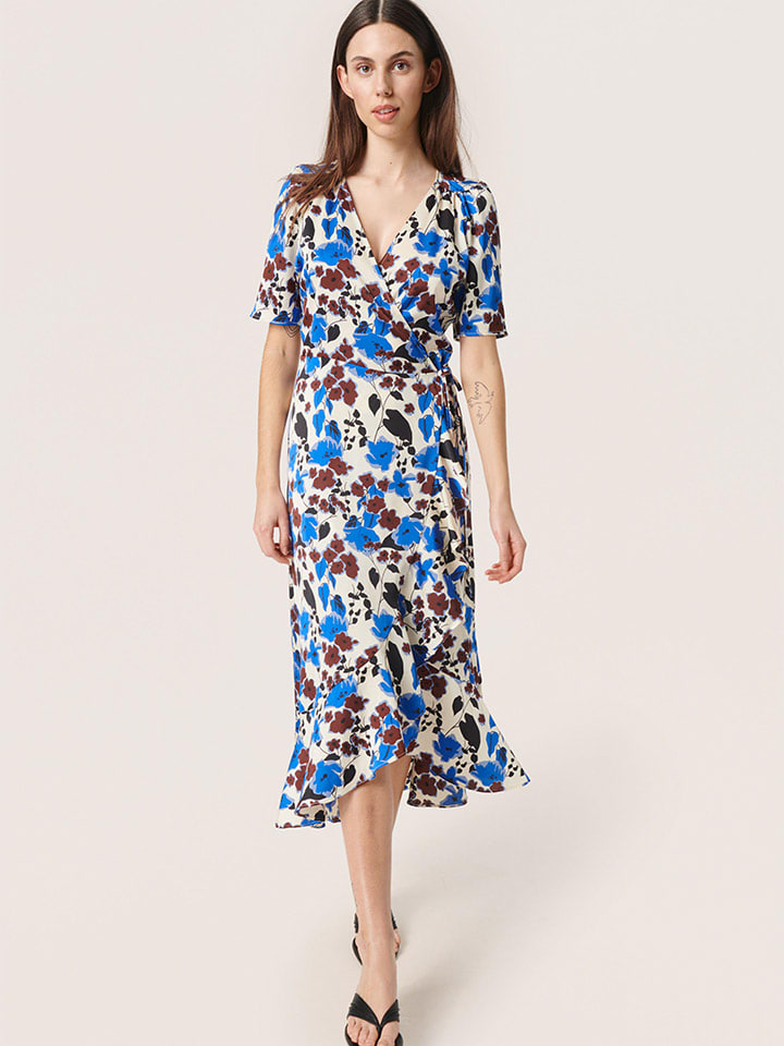 Soaked in Luxury Jurk Karven creme blauw bordeaux goedkoop kopen limango