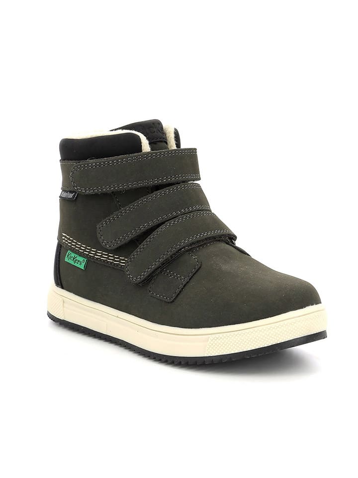 Kickers Bamakratch Stiefelette Für Kinder – Leder, Wollfutter, Wasserfest & Mit Klett
