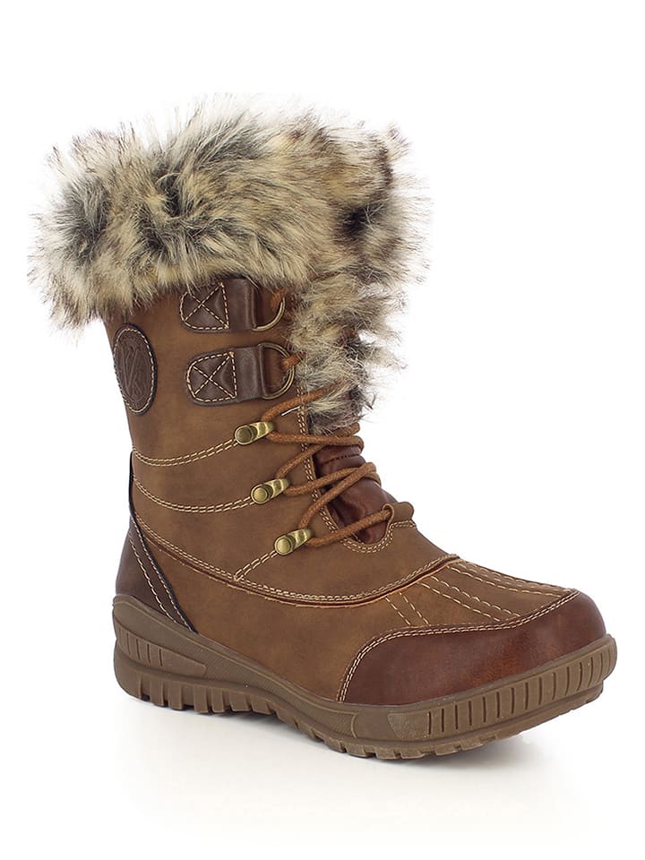 Winterstiefel "Elena" in Braun