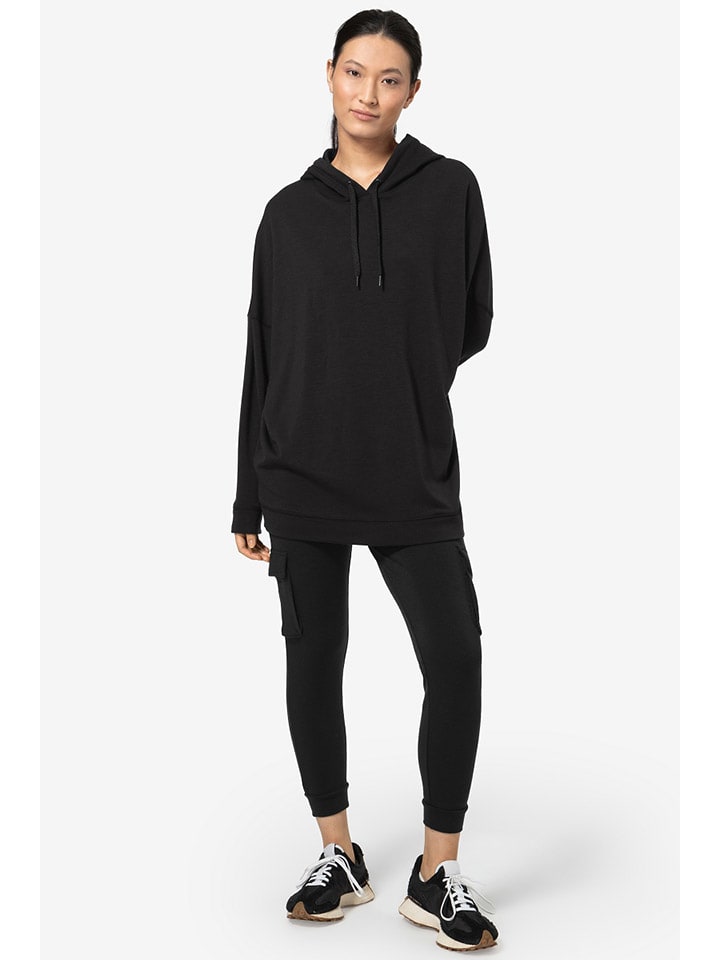 Hoodie "Feel Good" zwart