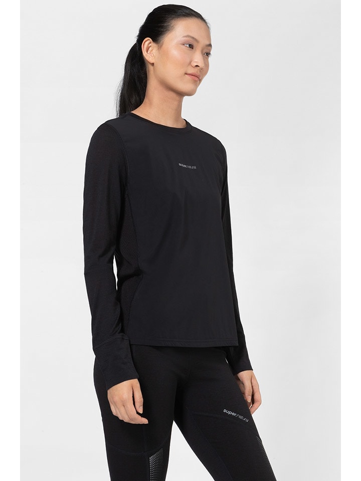 Functioneel shirt "Windbreaker" zwart