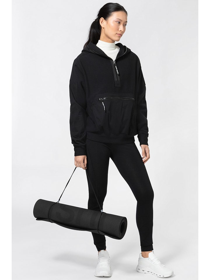 Fleece hoodie "Wimmerl" zwart