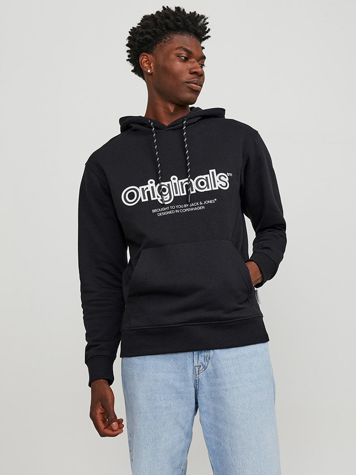 Hoodie in Schwarz