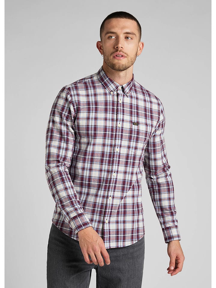 Koszula - Regular fit - w kolorze czerwonym