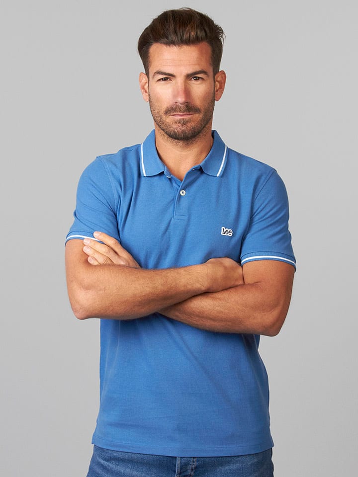 Poloshirt in Blau
